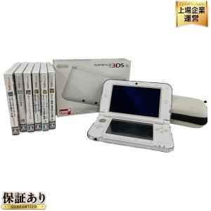 Nintendo WAP-002 任天堂 3DS LL 元箱付き ゲーム機 ソフト6点付き