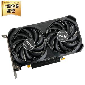 MSI GeForce RTX 4060 VENTUS 2X BLACK 8G OC グラフィックボード パソコン周辺 品