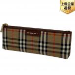 BURBERRY バーバリー ノバチェック ペンケース キャンバス