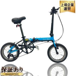 DAHON K3 14インチ 折りたたみ 自転車 1×3 3段階切り替え レッド×マットブラック ダホン