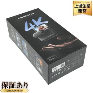 Insta360 GO3S 128G 4K ブラック アクションカメラ 360度 デジタル ビデオ カメラ 動画 撮影 趣味