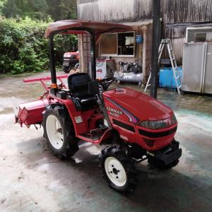 福岡県発 ヤンマー Ke-50 トラクター 15馬力 四駆 4WD 安全フレーム アタッチメント RSZ130 ロータリー 農用 乗用 直