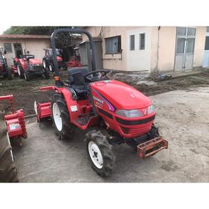 福岡県発 ヤンマー Ke-50 トラクター 15馬力 四駆 4WD 安全フレーム アタッチメント RSZ130 ロータリー 農用 乗用 直