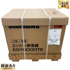 新ダイワ EGY6000TE-A 三相200V発電機 楽