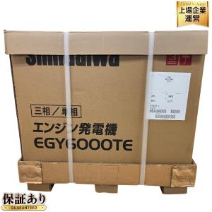 新ダイワ EGY6000TE-A 三相200V発電機 楽