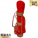 本間ゴルフ レディース キャディバッグ レッド系 HONMA