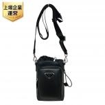 PRADA プラダ    ブラッシュド レザー スマートフォンケース