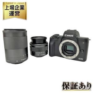 Canon EOS Kiss M2 ミラーレス一眼カメラ 15-45mm レンズキット キヤノン