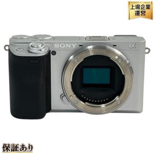 SONY ソニー ミラーレス一眼 α6400 ダブルズームレンズキット シルバー 4K 2420万画素 瞳AF 高速AF カメラ