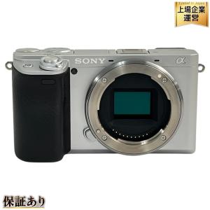 SONY ソニー ミラーレス一眼 α6400 ダブルズームレンズキット シルバー 4K 2420万画素 瞳AF 高速AF カメラ