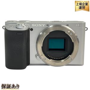 SONY ソニー ミラーレス一眼 α6400 ダブルズームレンズキット シルバー 4K 2420万画素 瞳AF 高速AF カメラ