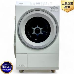 TOSHIBA TW-127XH2L ZABOON ドラム式 洗濯乾燥機 12kg 左開き 2022年製 ホワイト 家電 楽