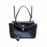 BALENCIAGA バレンシアガ RODEO ハンドバッグ ミディアム カーフスキン ブラック ゴールド ロデオ 2way ショルダー ナッパ レディース バッグ