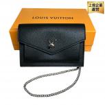 ルイヴィトン Louis Vuitton ポシェット ロックミー チェーン M63471 カーフレザー ブラック レディース