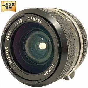 nikon nikkor 24mm 1:2.8 マニュアル レンズ 単焦点 MF 訳有