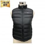 patagonia パタゴニア ダウンベスト 68220 サイズM(10) キッズ ブラック系 黒系 ノースリーブ ジップアップ アウター