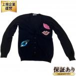 MOSCHINO COUTURE ニットカーディガン スパンコール ブラック モスキーノクチュール ファッション