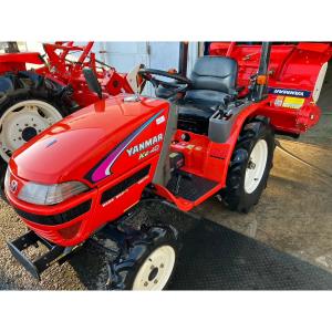 岩手県発 ヤンマー Ke-40 ディーゼル トラクター 482h 4WD 四駆 安全フレーム 農用 乗用 ロータリー 付 直