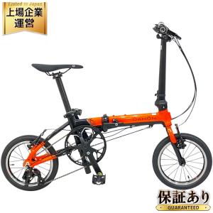 DAHON K3 14インチ 折りたたみ 自転車 1×3 3段階切り替え レッド×マットブラック ダホン