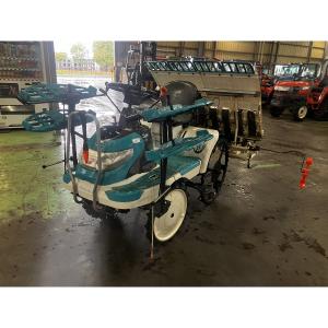 受賞セール東京都発 クボタ SPU45P 乗用 田植機 4条植 パワステ セルスタータ 農機具 田植え 予備苗のせ台付 直