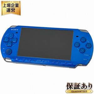 SONY PSP-3000 ゲーム機 プレイステーションポータブル ソフト22点付き