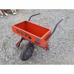 引取限定徳島県 ハラックス 粉体肥料まき機 FR-550 ライマック ホッパー容量20kg ノーパンクタイヤ 肥料 散布 現状渡し 直