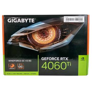 GIGABYTE GeForce RTX 4060Ti WINDFORCE OC V2 8G GV-N406TWF2OCV2-8GD ビデオカード
