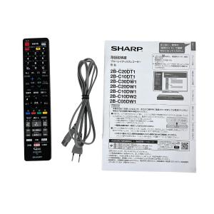 未使用】シャープSHARP 2B-C10CW1 BLACK[ブルーレイレコーダー