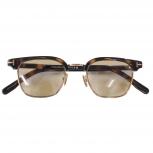 TOM FORD トムフォード サングラス TF1119-D 52A 47□21 145 ブラウン アセテート サーモントブロー メンズ レディース
