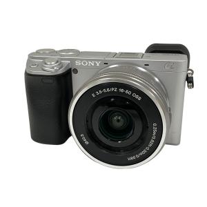SONY ソニー ミラーレス一眼 α6400 ダブルズームレンズキット シルバー 4K 2420万画素 瞳AF 高速AF カメラ