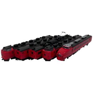 JR 485系特急電車 (RED&MIDORI EXPRESS) (4両セット) (鉄道模型