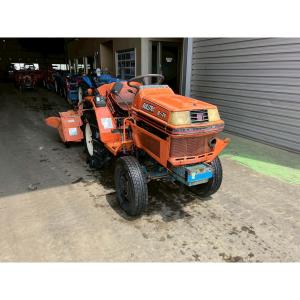 栃木 小山 KUBOTA クボタ B1-14 4WD 14馬力 335h RK1203M ロータリー付 アタッチメント 輸出 トラクタ 車体