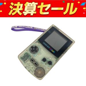 Nintendo CGB-001 GAME BOY COLOR 任天堂 ゲームボーイカラー クリア カセット付き
