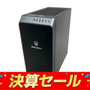 動作GALLERIA ゲーミング デスクトップPC XA7R-R46T Ryzen7 5700X 16GB メモリ SSD 1TB RTX 4060 Ti Win11