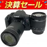 Canon   EOS Kiss X8i/EF-S 18-55mm F3.5-5.6 /55-250mm F4-5.6 IS STM 