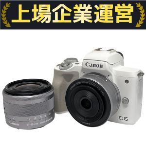 Canon EOS Kiss M2 ミラーレス一眼カメラ 15-45mm レンズキット キヤノン