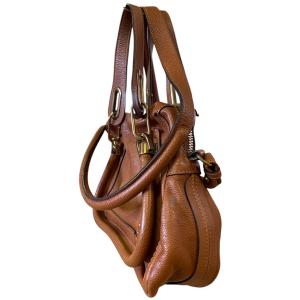 クロエ　パラティブラウンレザーショルダーバッグ Chloe クロエ パラティ レザー 2WAYハンドバッグ ショルダー