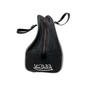 Von Dutch ボンダッチ ボストン バッグ デニム約40cm×約30cm