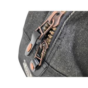 Von Dutch ボンダッチ ボストン バッグ デニム約40cm×約30cm