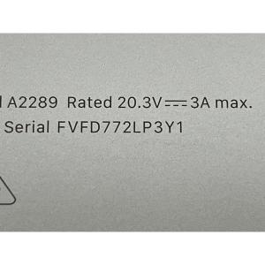 MacBookPro201616G充放電数51回傷汚れ無し MacBookPro201616G充放電数51回傷汚れ無し - メルカリ