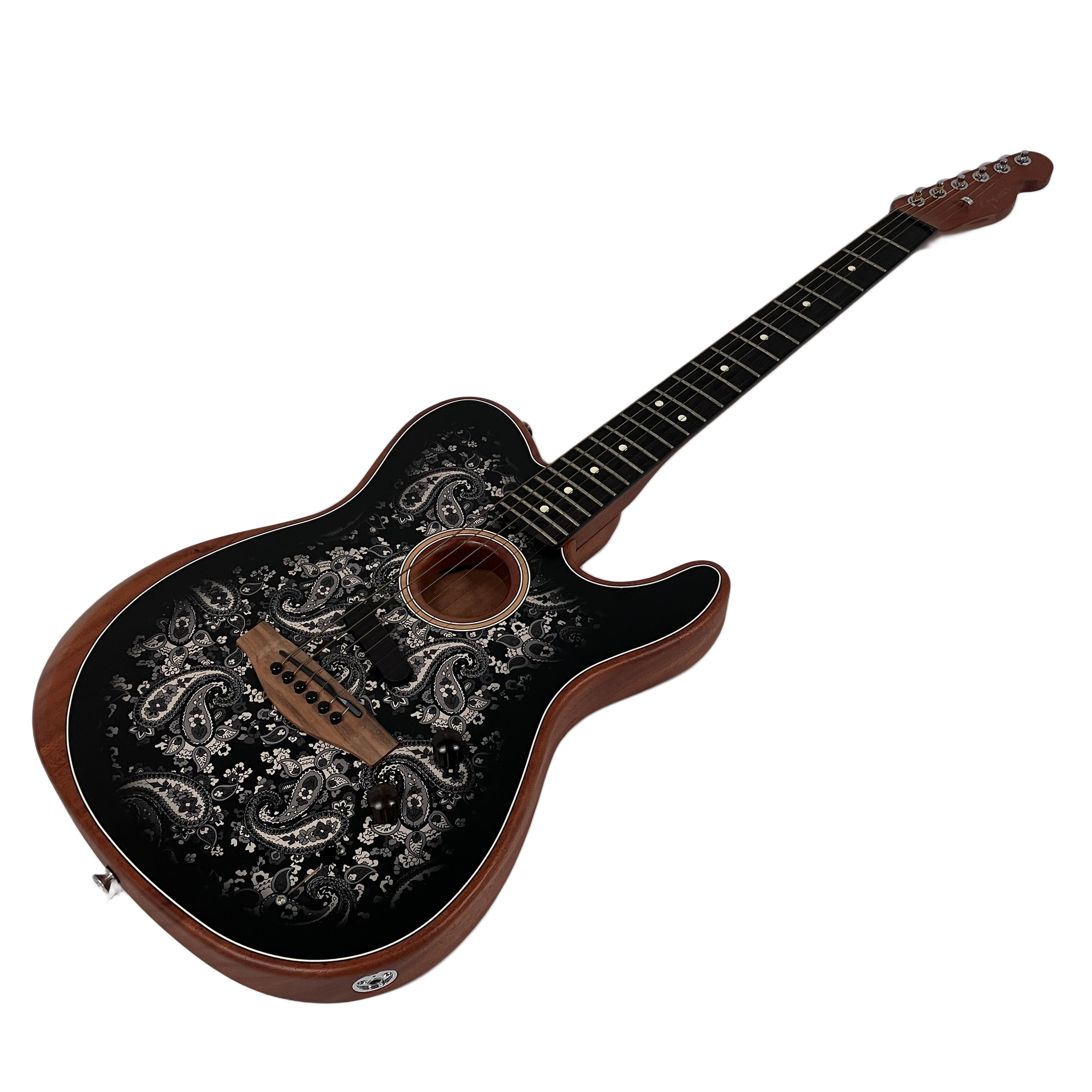 Fender  American Acoustasonic Telecaster Black Paisley