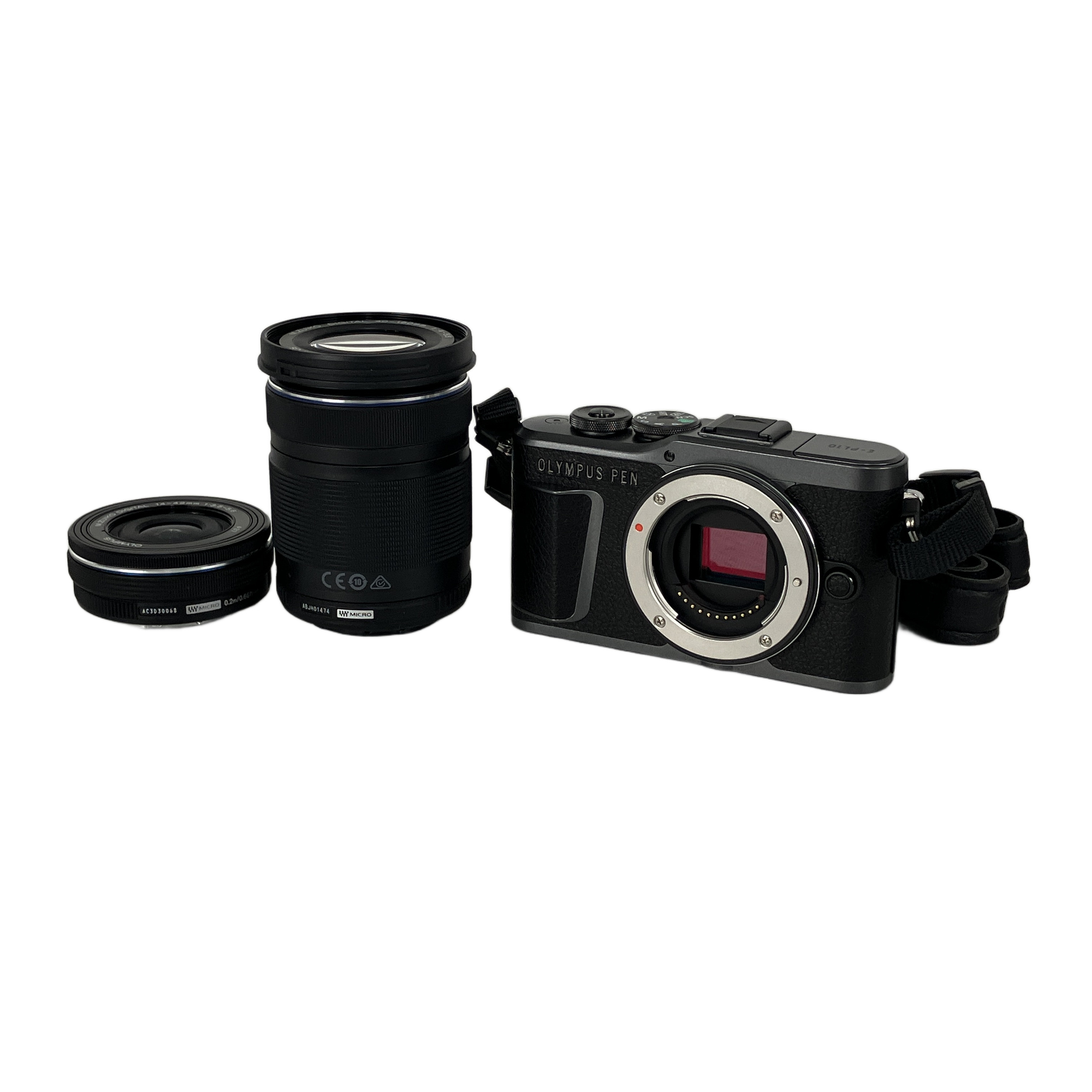 OLYMPUS カメラ PEN E-PL10 14-42mm F3.5-5.6 EZ ED 40-150mm F4.0-5.6R