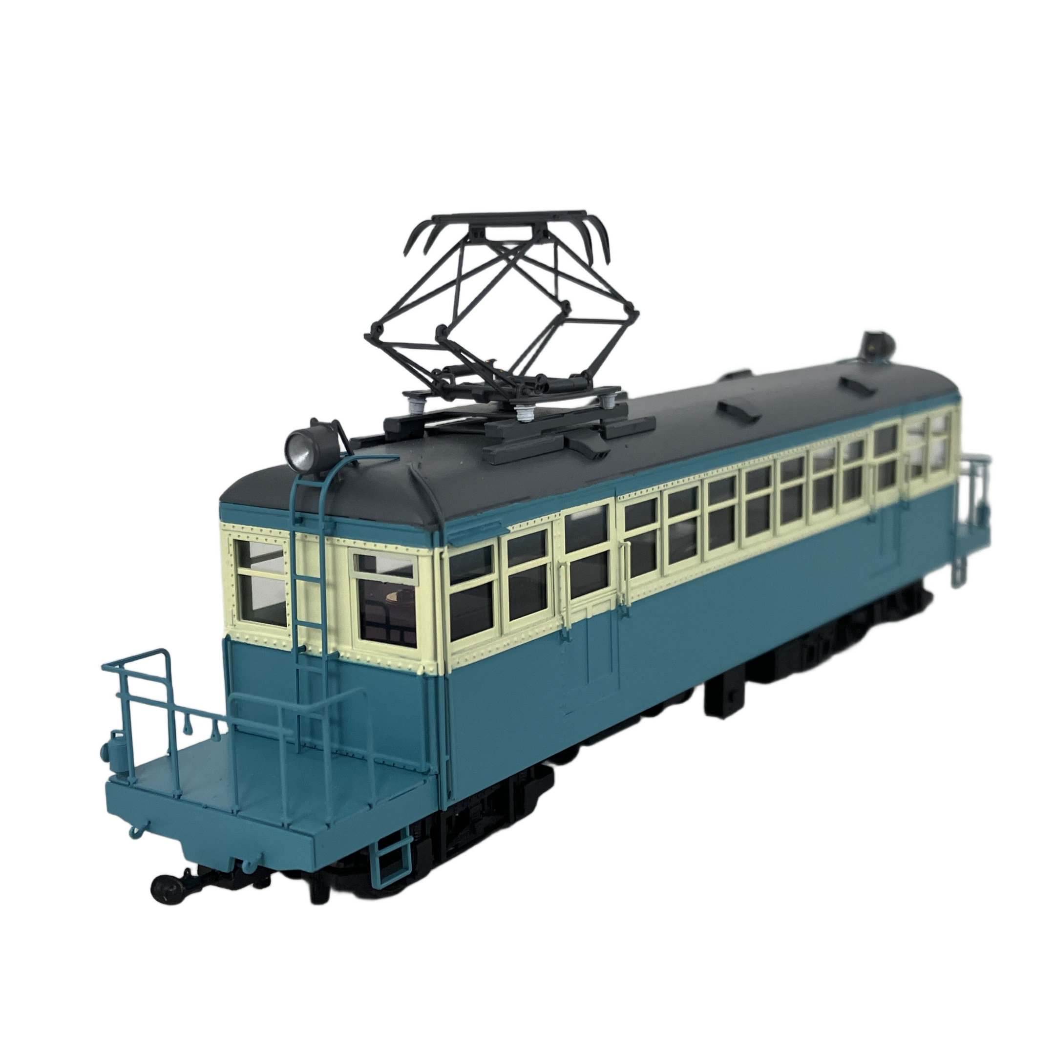 ワールド工芸   栃尾電鉄 モハ209 クリーム 青仕様