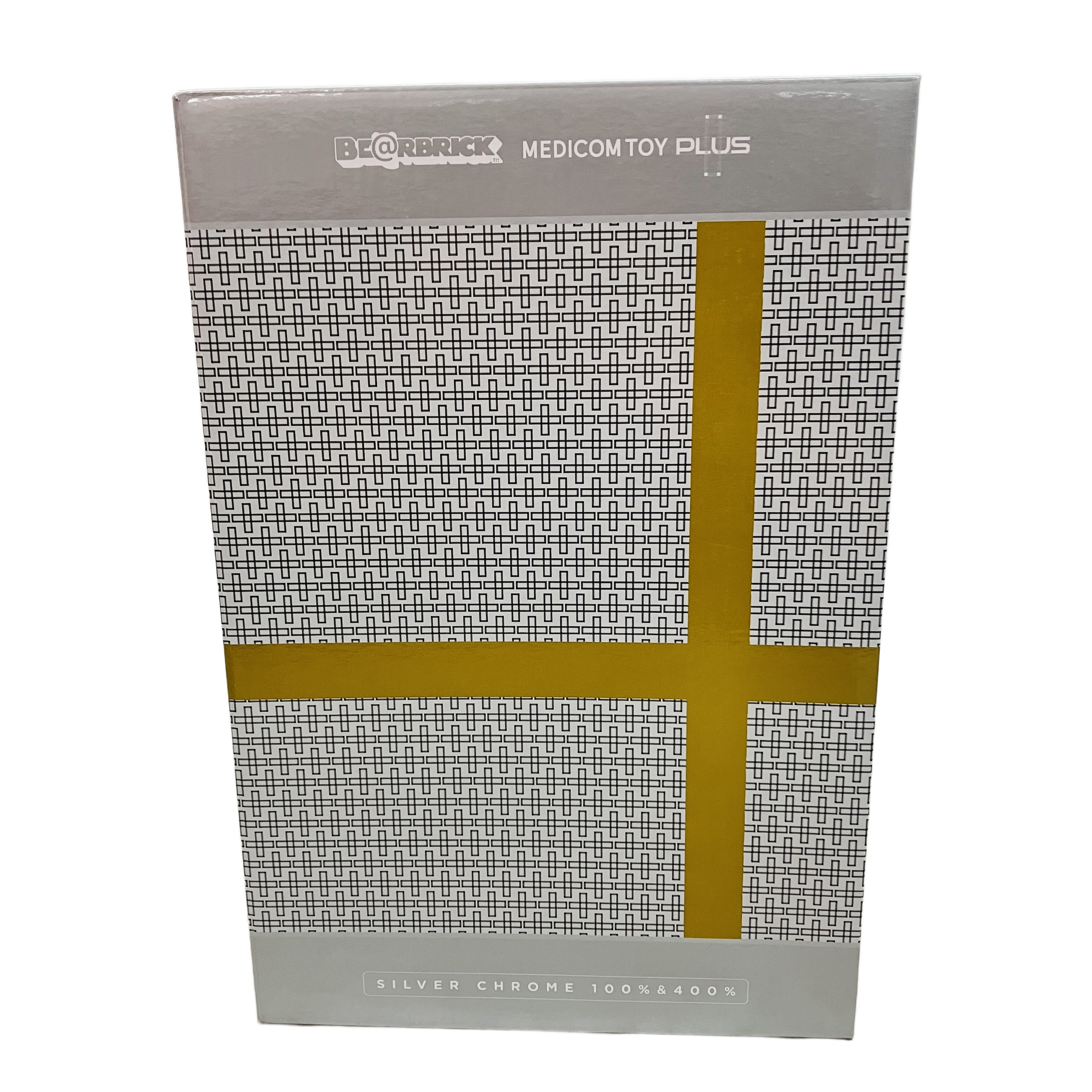 MEDICOM TOY メディコムトイ  BE@RBRICK MEDICOM TOY PLUS SILVER CHROME Ver. 